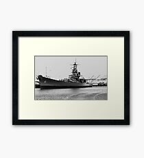 USS Iowa Framed Print