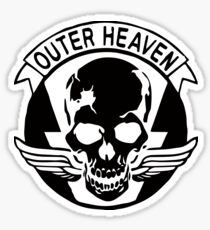 Outer Haven Logo Black Sticker