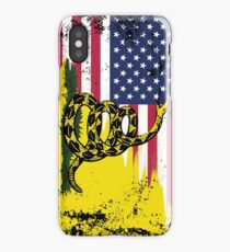 American Gadsden Flag Worn iPhone Case