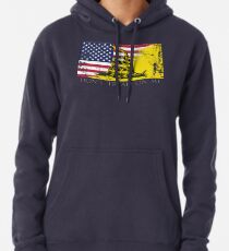American Gadsden Flag Worn Pullover Hoodie