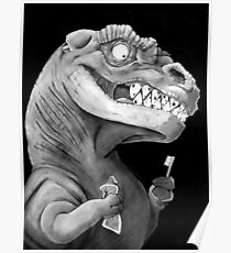 Nirvana Ink Dinosaur Illustration Poster