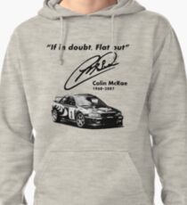 If in doubt, Flat out (with subaru) Pullover Hoodie
