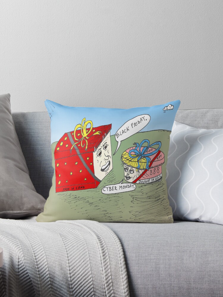 Cyber Monday And Black Friday Caricature Throw Pillows By Binary Magnificent Black Friday Decorative Pillows Cyber Monday And Black Friday Caricature Throw Pillows By Binary Magnificent Black Friday Decorative Pillows