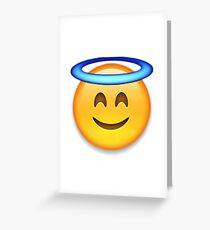 Engel Emoji Grußkarte