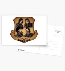 The Musketeer Shield - OMNUS AD UNUM Postcards