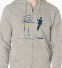 KILL 'em WITH KINDNESS T mascot Zipped Hoodie