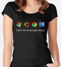 Get Along Women's Fitted Scoop T-Shirt