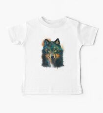 Galaxy Wolf Baby Tee