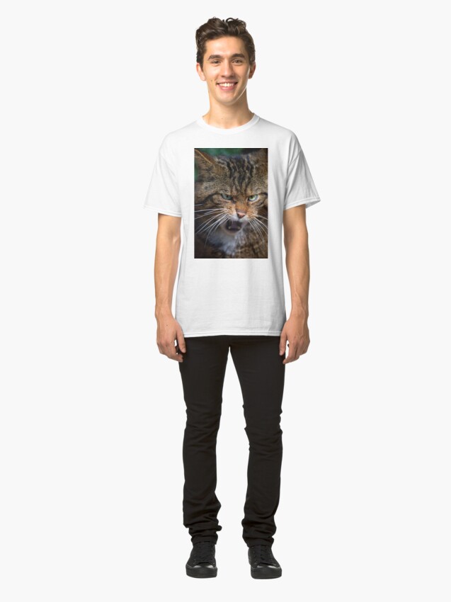 Alternate view of Scottish Wildcat, less than 400 remain... Classic T-Shirt