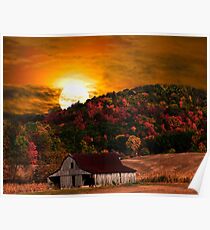 Harvest Moon Barn Poster