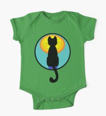 Moonstruck Cat One Piece - Short Sleeve