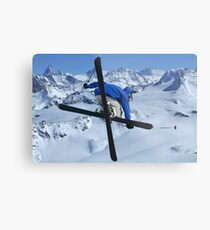 High mountains high jump Metal Print