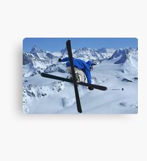 High mountains high jump Canvas Print