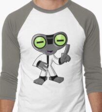 Chibi Grey Matter Men's Baseball ¾ T-Shirt