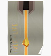 Half Life Minimal Poster Poster