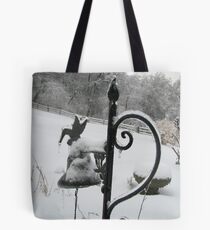 Snow Bird Tote Bag
