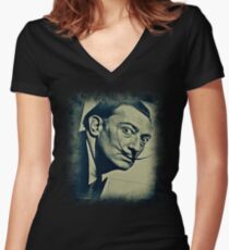 Camiseta entallada de cuello en V DALI