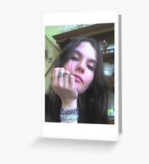 Face Shot Greeting Card