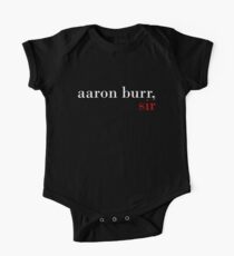 Aaron Burr, Sir - Black BG One Piece - Short Sleeve
