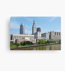 Tower City Skyline Canvas Print