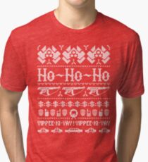 McClane Christmas Sweater White Tri-blend T-Shirt