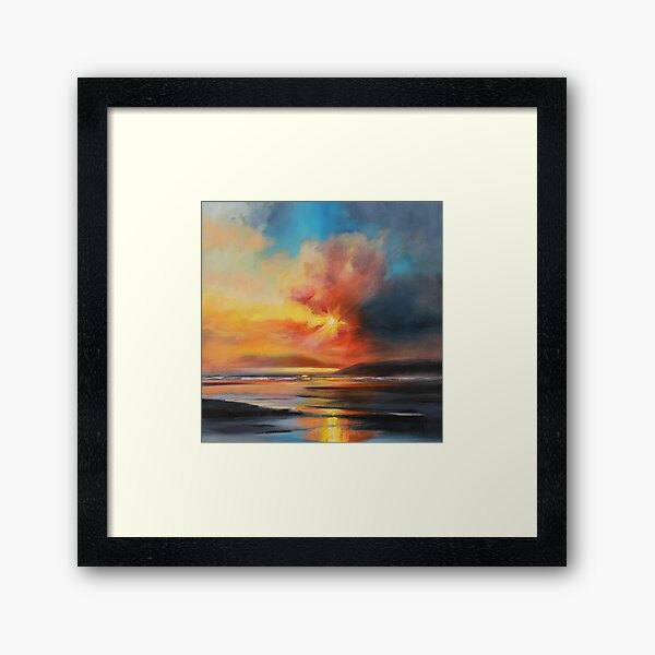 Emerging Sun Framed Art Print