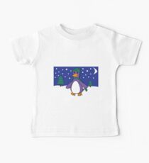 Winter Penguin Baby Tee
