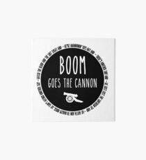 Boom Goes the Cannon Art Board
