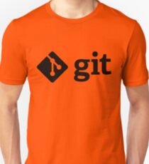 Git - Black logo Unisex T-Shirt