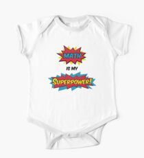 Math is my Superpower One Piece - Short Sleeve