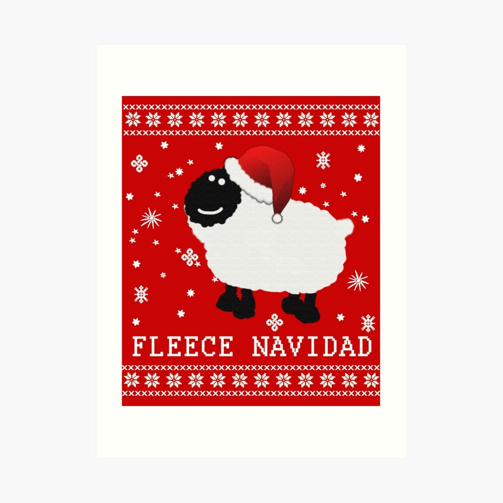 fleece navidad tshirt