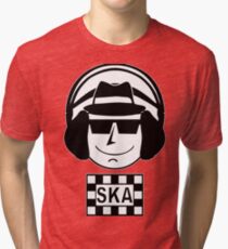 Camiseta de tejido mixto Ska