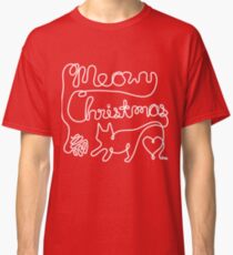 Meowy Christmas - Yarn Cat Love Classic T-Shirt