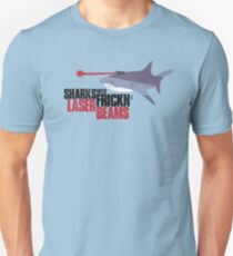 Sharks with frickn laser beams Slim Fit T-Shirt
