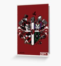 Criminal Coat of Arms Greeting Card