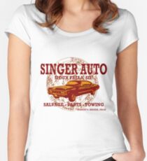 SINGER AUTO Women's Fitted Scoop T-Shirt