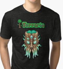 Terraria Moon Lord Head Tri-blend T-Shirt