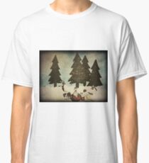 Merry Christmas (textured) Classic T-Shirt