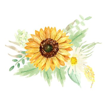 Autocollants muraux tournesol marguerite fleurs printemps été