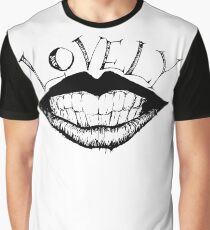 Lovely Inky Lips Graphic T-Shirt