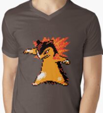 Typhlosion Sprite Men's V-Neck T-Shirt