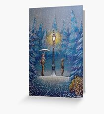 Narnia Zauberlaterne Grußkarte