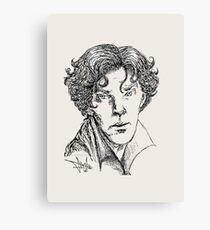 Portrait of a Consulting Detective Canvas Print