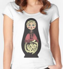 Russian doll Women's Fitted Scoop T-Shirt