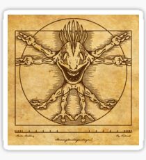 Vitruvian Murloc Sticker