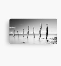Tenby Point West Jetty Canvas Print