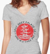 Chop Suey Palace Women's Fitted V-Neck T-Shirt