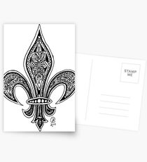 Fleur-de-Lis Postcards