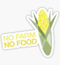 No Farm No Food Sticker