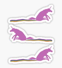 GO SHIT SOME RAINBOWS Sticker